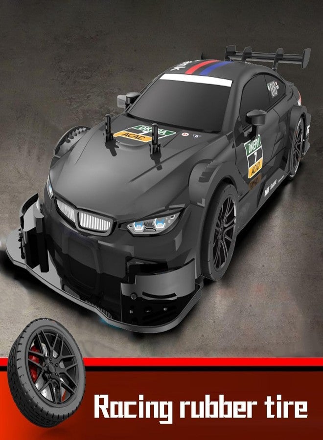OOTLO 1:16 Scale RC Drift Car 4WD, 40km/h High Speed Remote Control Car with LED Lights | 2.4GHz G.T.A Drift Racing Car RTR | Rechargeable Sport RC Car Toy for Adults & Teens Multi - Image 2